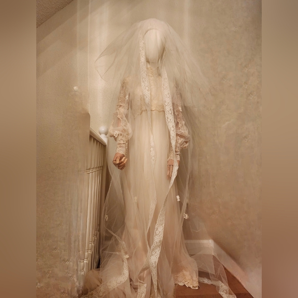 Vintage Wedding Dress NEW PICS! SIZE 1O❤️🩷❤️